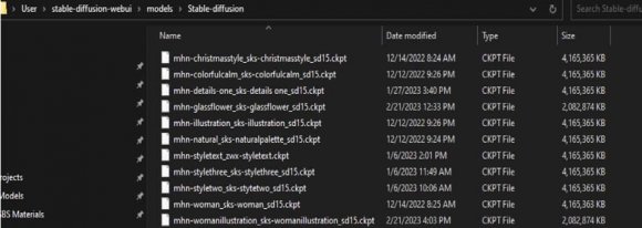 Figure 4: Accessing Custom Art Dataset Checkpoints in Astria.aiTo ensure that the checkpoint is working properly, test it by typing in the token created with Astria (sks five years) (Figure5).
