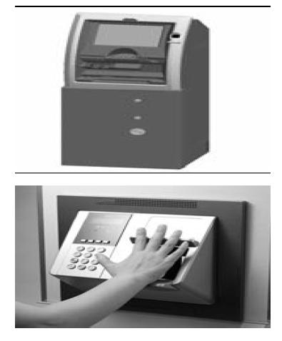 Figure 3. ATM with palm vein access control unit pattern authentication sensor unit 2) Access control in house hold andBusiness Houses