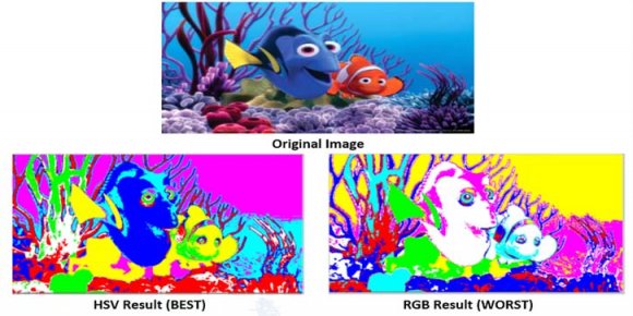 Figure 15: HSV Result on Bird image after Color Segmentation
