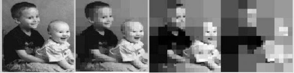 Figure 7: Results of experiment 3: (a) Original color boys' image. (b) Reconstructed image at threshold =0.3. (c) Reconstructed image at threshold =0.3. (d) Reconstructed image at threshold =0.5.