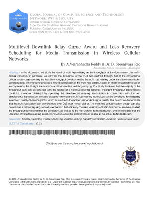 Multilevel Downlink Relay Queue Aware And Loss Recovery Scheduling For Media Transmission In Wireless Cellular Networks