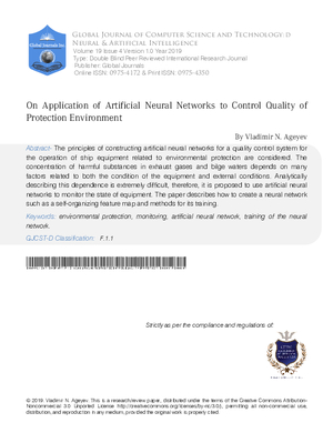 On Application of Artificial Neural Networks to Control Quality of Protection Environment