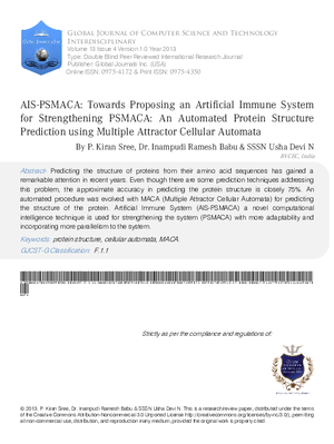 Ais-Psmaca: Towards Proposing an Artificial Immune System for Strengthening Psmaca: An Automated Protein Structure Prediction using Multiple Attractor Cellular Automata