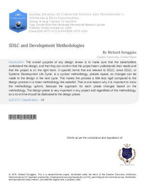 SDLC and Development Methodologies