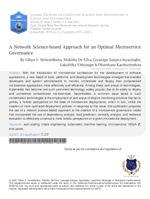A Network Science-Based Approach for an Optimal Microservice Governance