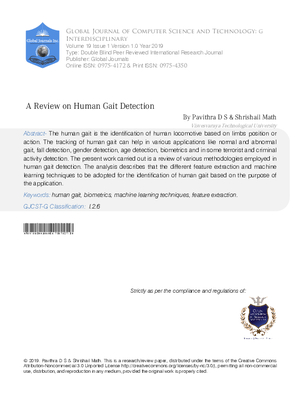 A Review on Human Gait Detection