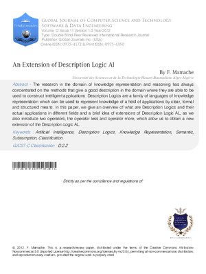 An Extension of Description Logic AL