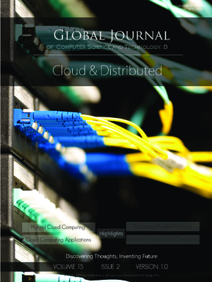 GJCST-B Cloud and Distributed: Volume 15 Issue B2