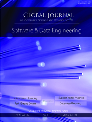 GJCST-C Software and Data Engineering: Volume 14 Issue C1