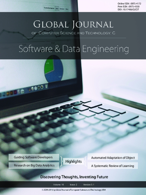 GJCST-C Software and Data Engineering: Volume 16 Issue C2