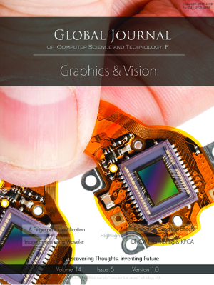 GJCST-F Graphics and Vision: Volume 14 Issue F5