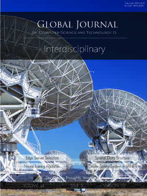 GJCST-G Interdisciplinary: Volume 14 Issue G3
