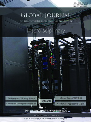 GJCST-G Interdisciplinary: Volume 20 Issue G3