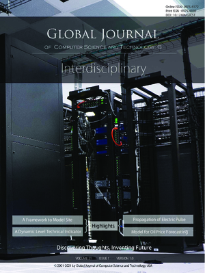 GJCST-G Interdisciplinary: Volume 21 Issue G1