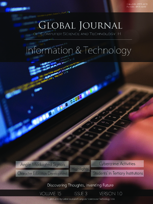 GJCST-H Cloud and Distributed: Volume 15 Issue H3