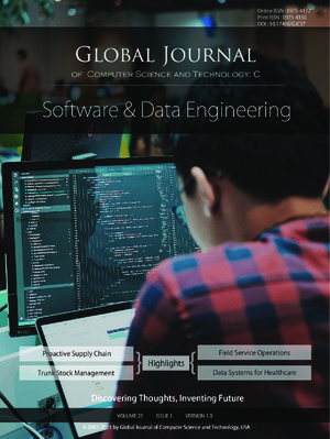 GJCST-C Software & Data Engineering: Volume 25 Issue C1