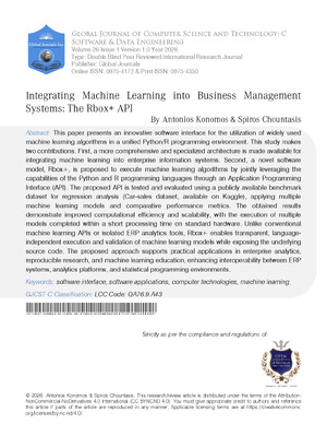 Integrating Machine Learning into Business Management Systems: The Rbox+ API